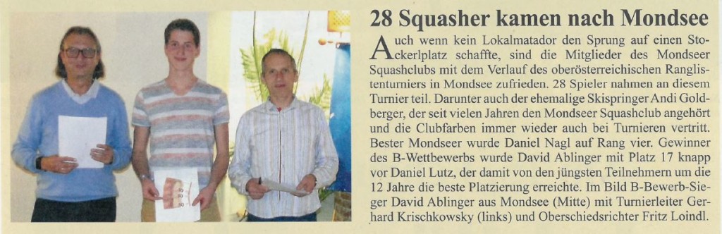 2018_11_21 Mondseelandzeitung Ranglistenturnier Mondsee
